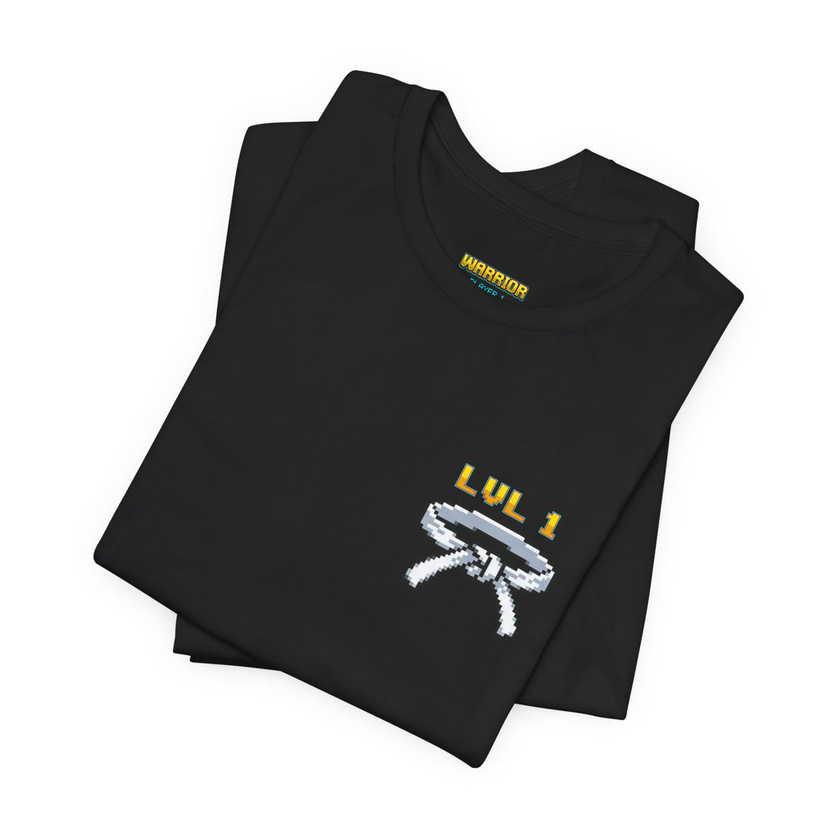 BJJ Shirt - Level Up Belt Ranks - Retro Pixel Art Tee
