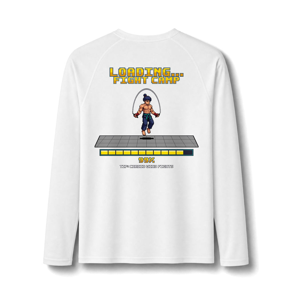 Boxing Rash Guard - Loading Fight Camp - Pixel Art Rashguard