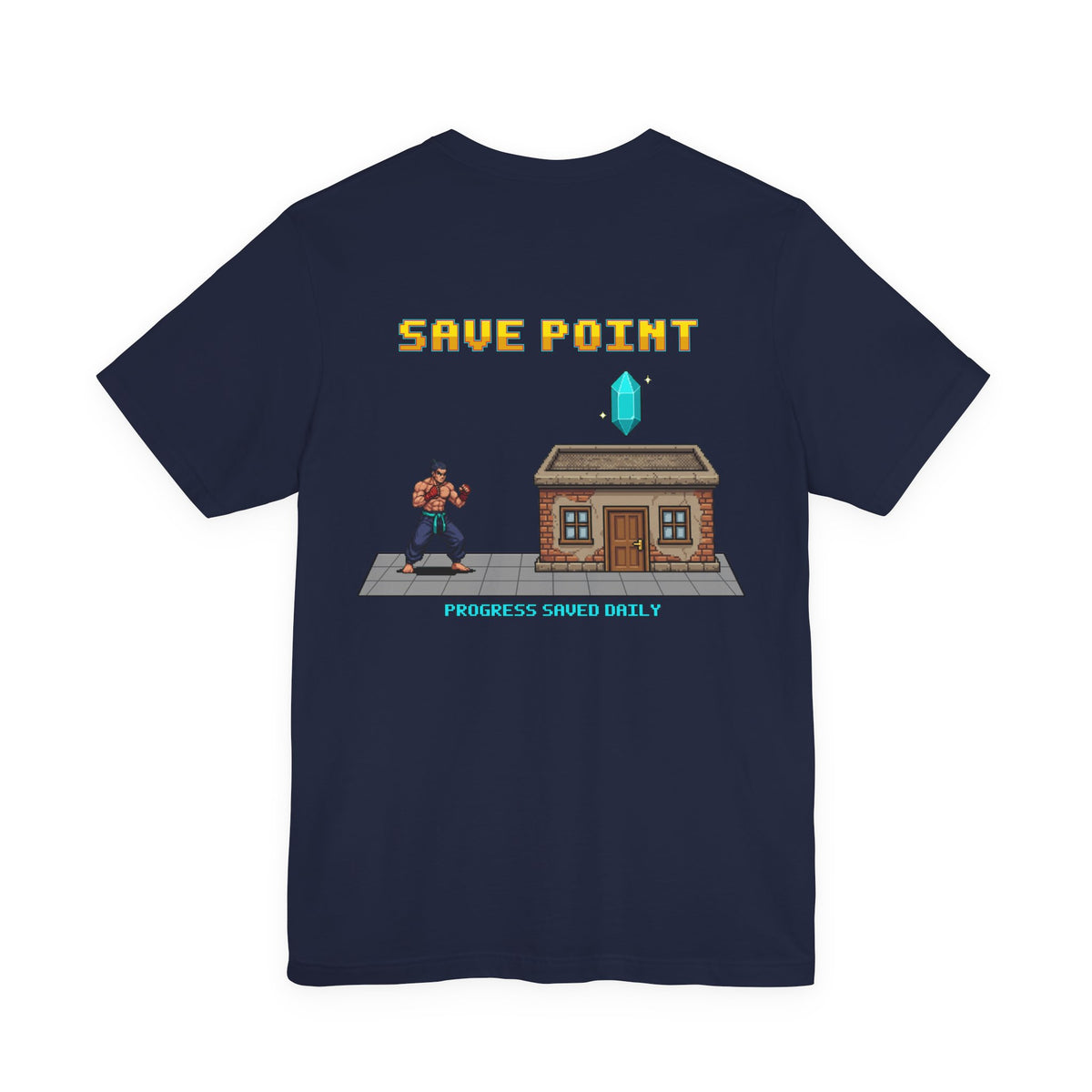 Gym Shirt - Save Point - Retro Pixel Art Tee