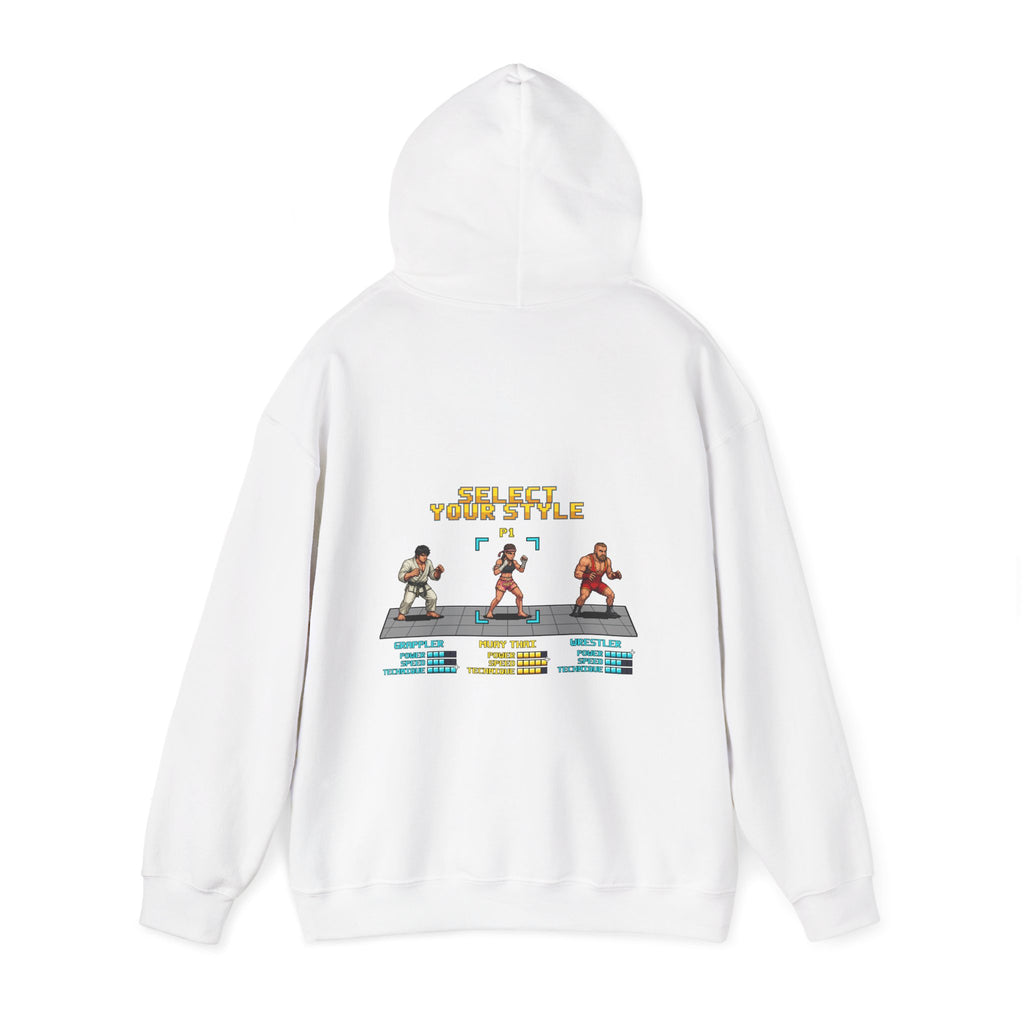 Womens Muay Thai Hoodie - Select Your Style - Retro Pixel Art Hoodie
