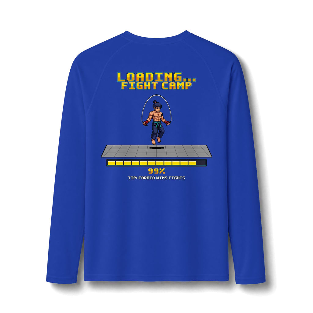 Boxing Rash Guard - Loading Fight Camp - Pixel Art Rashguard