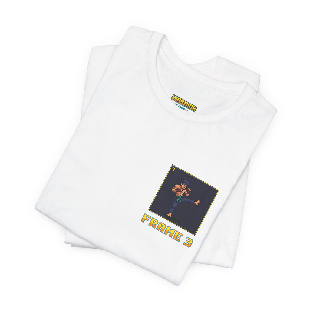 Muay Thai Shirt - Move List: Teep - Retro Pixel Art Tee