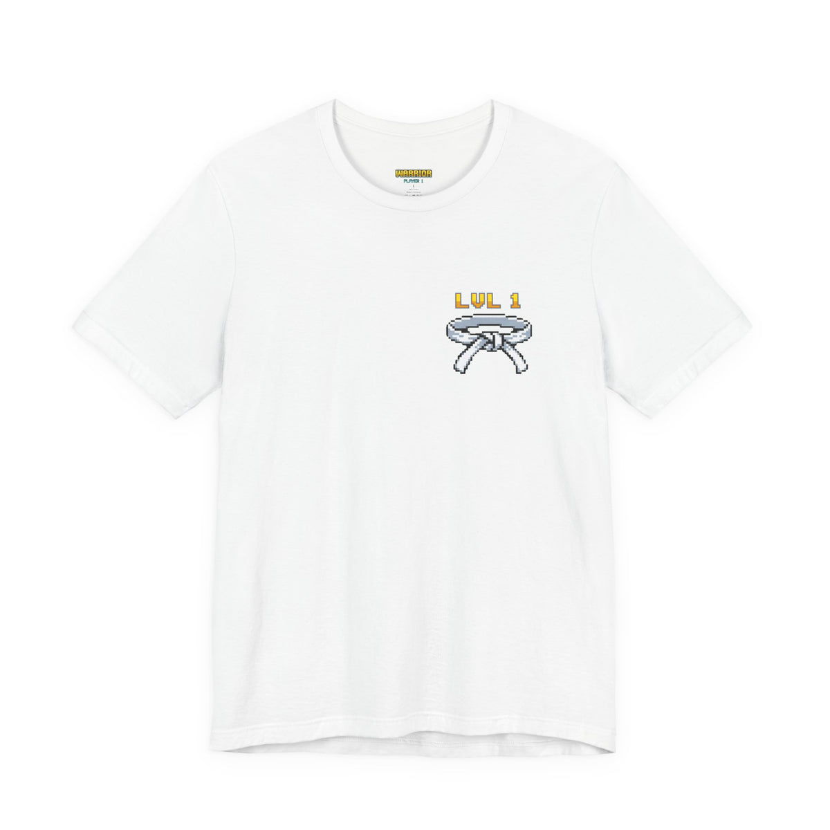 BJJ Shirt - Level Up Belt Ranks - Retro Pixel Art Tee