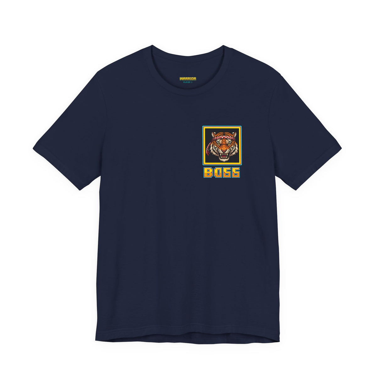 Muay Thai Shirt - Final Boss Tiger - Retro Pixel Art Tee