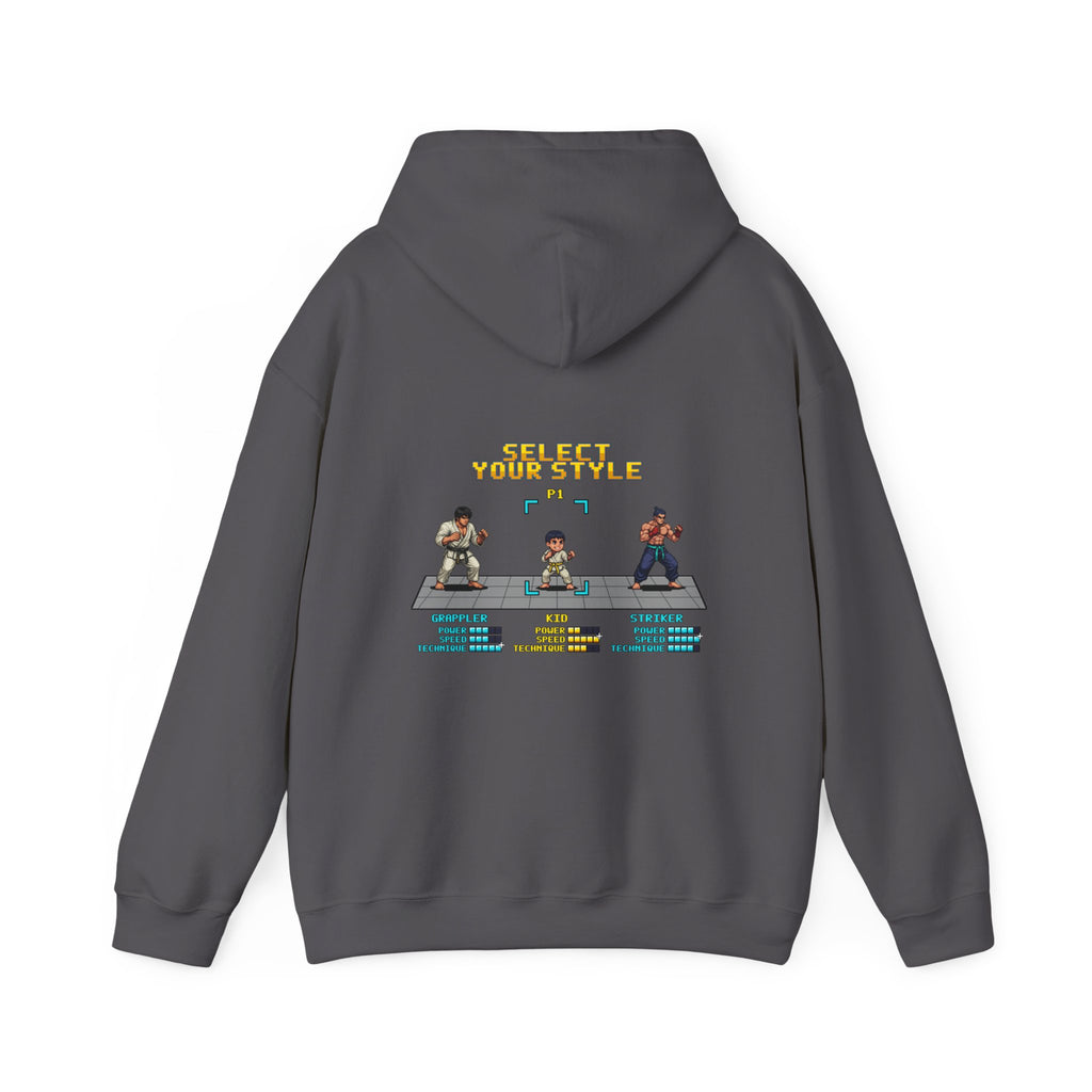 Kids Martial Arts Hoodie - Select Your Style - Retro Pixel Art Hoodie