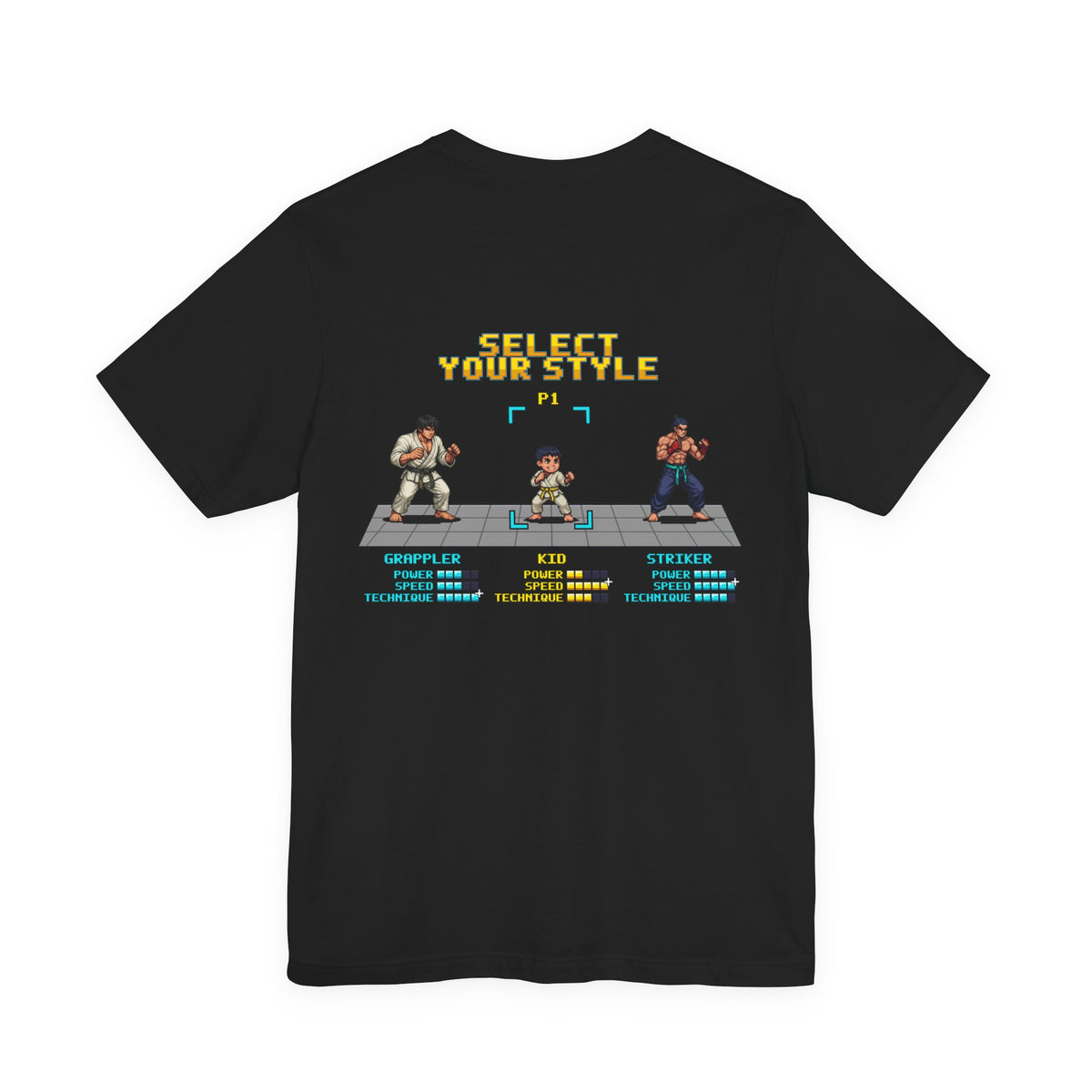 Kids Martial Arts Shirt - Select Your Style - Retro Pixel Art Tee