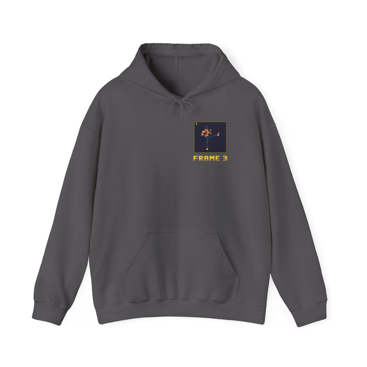 Muay Thai Hoodie - Move List: Teep - Retro Pixel Art Hoodie