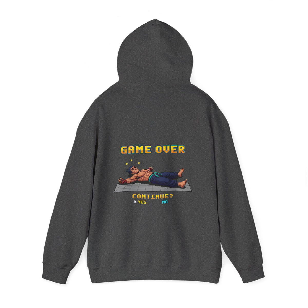 MMA Hoodie - Game Over - Retro Pixel Art Hoodie