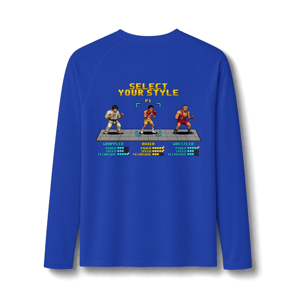 Boxing Rash Guard - Select Your Style: Boxer - Pixel Art Rashguard