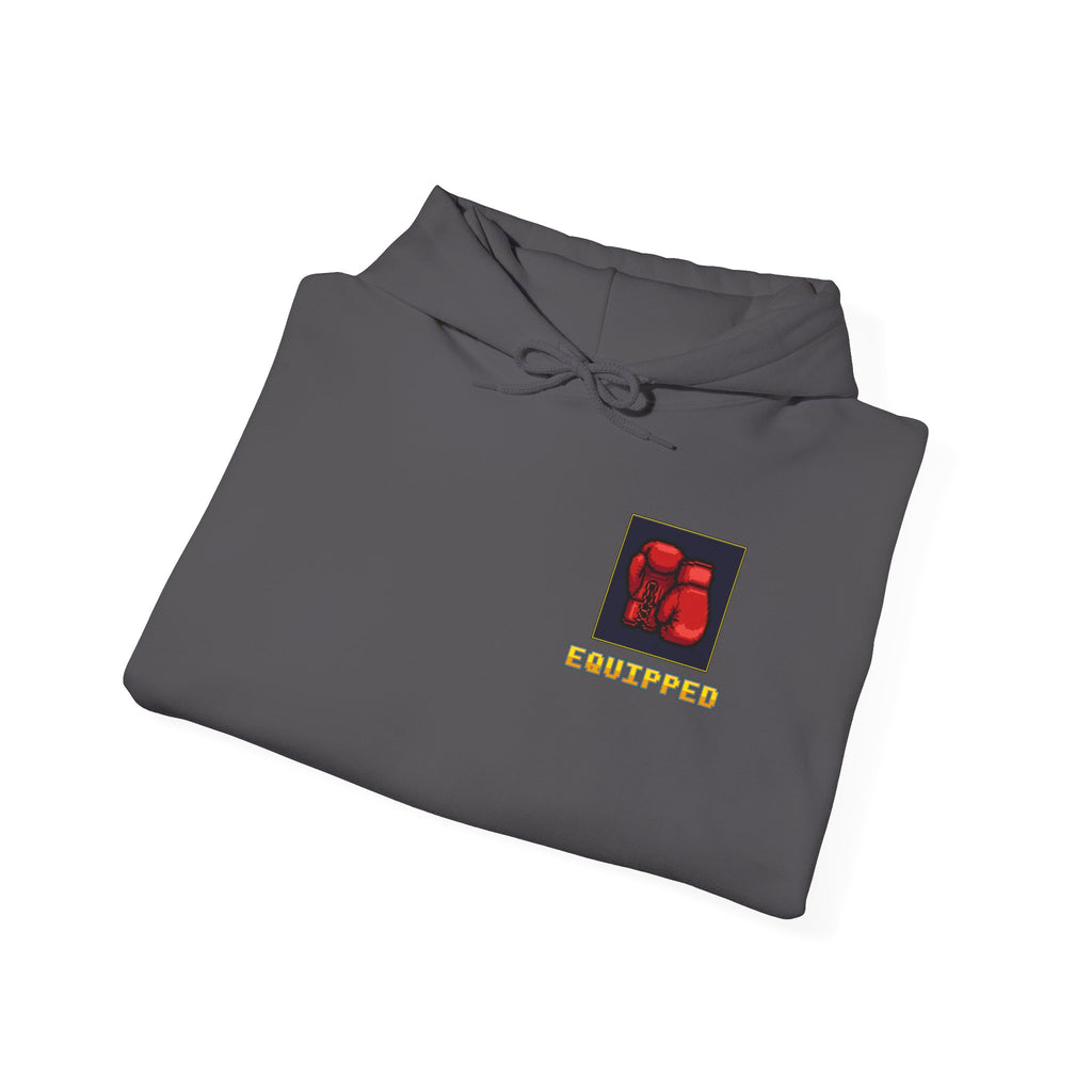 Martial Arts Hoodie - Fight Gear Inventory - Retro Pixel Art Hoodie