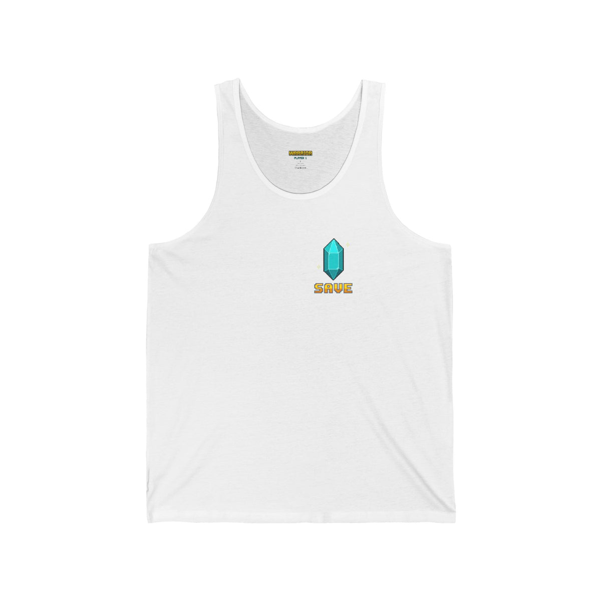 Gym Tank Top - Save Point - Retro Pixel Art Workout Tank