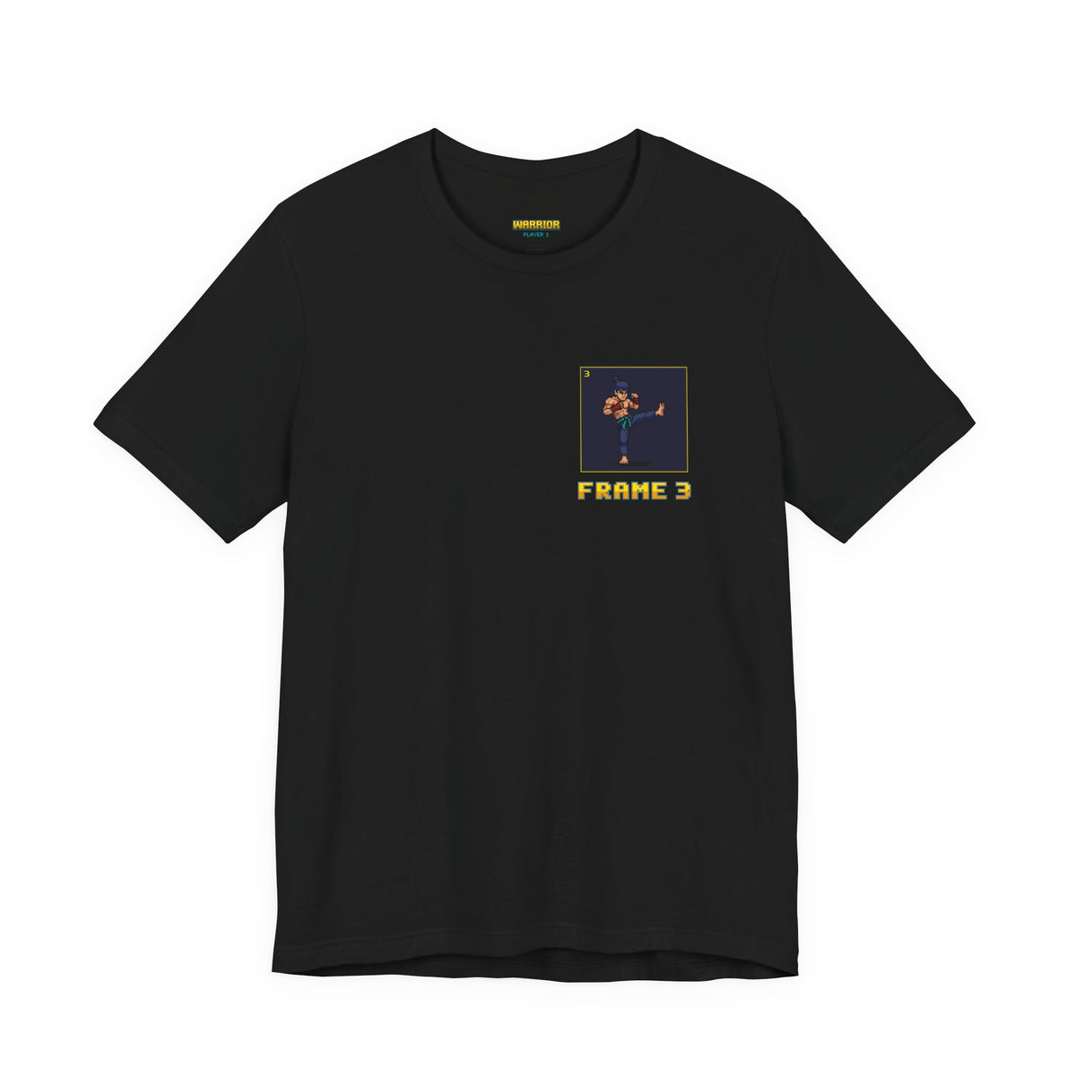 Muay Thai Shirt - Move List: Teep - Retro Pixel Art Tee