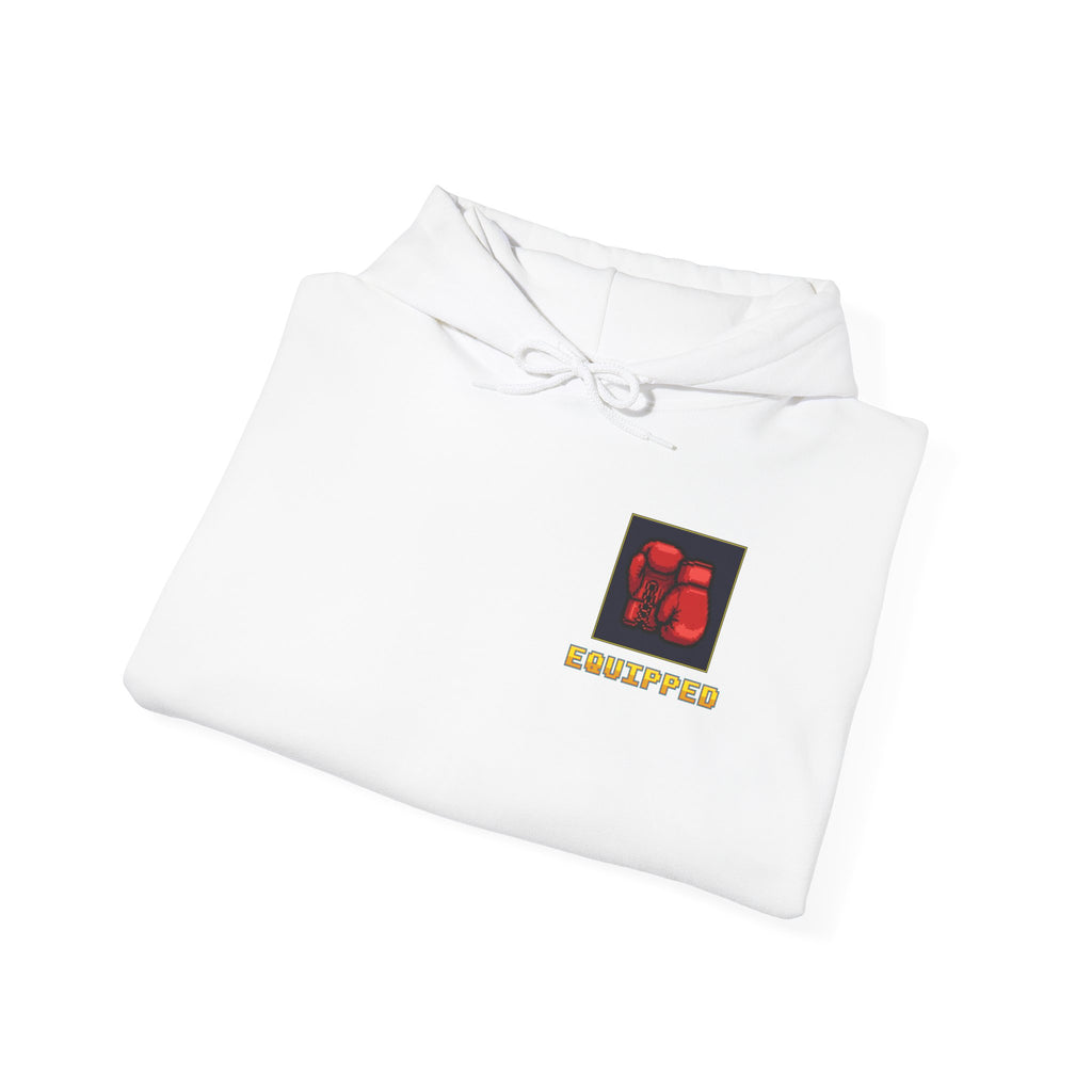 Martial Arts Hoodie - Fight Gear Inventory - Retro Pixel Art Hoodie