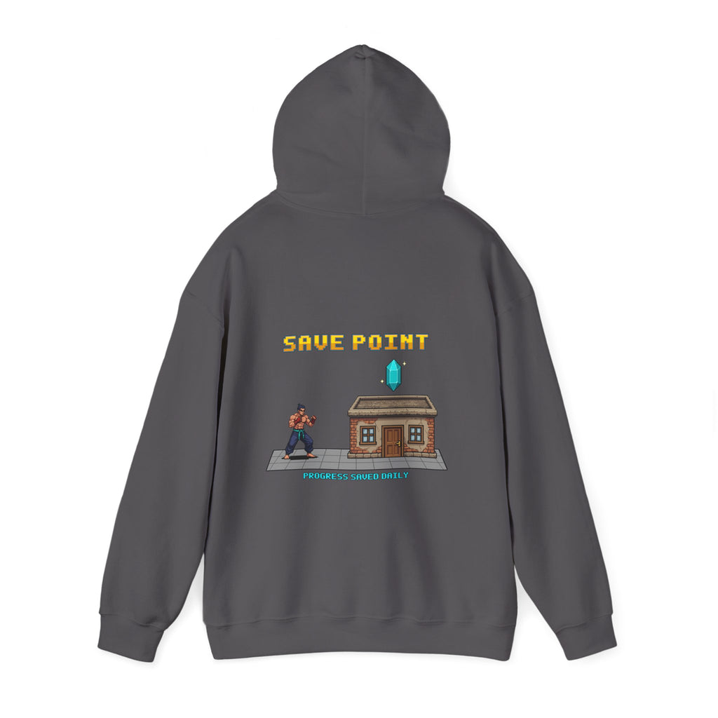 Gym Hoodie - Save Point - Retro Pixel Art Hoodie