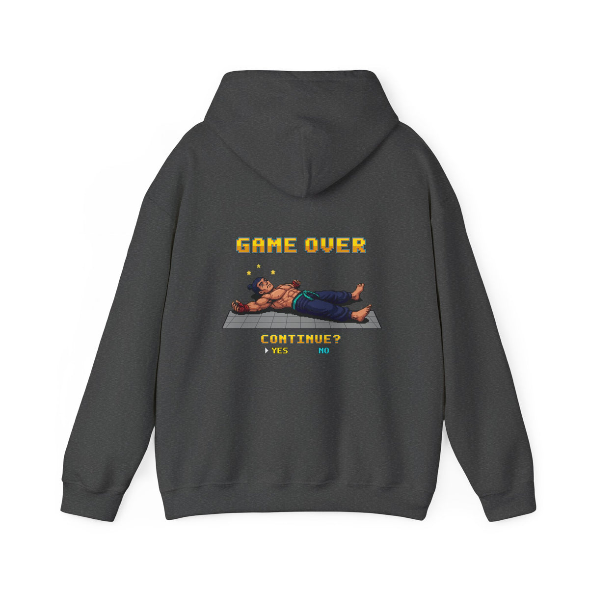 MMA Hoodie - Game Over - Retro Pixel Art Hoodie