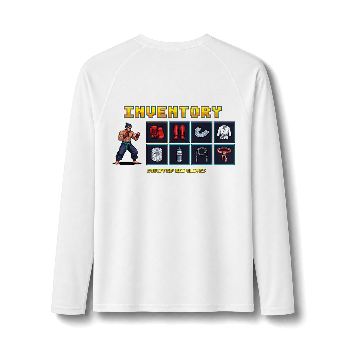 Martial Arts Rash Guard - Fight Gear Inventory - Pixel Art Rashguard