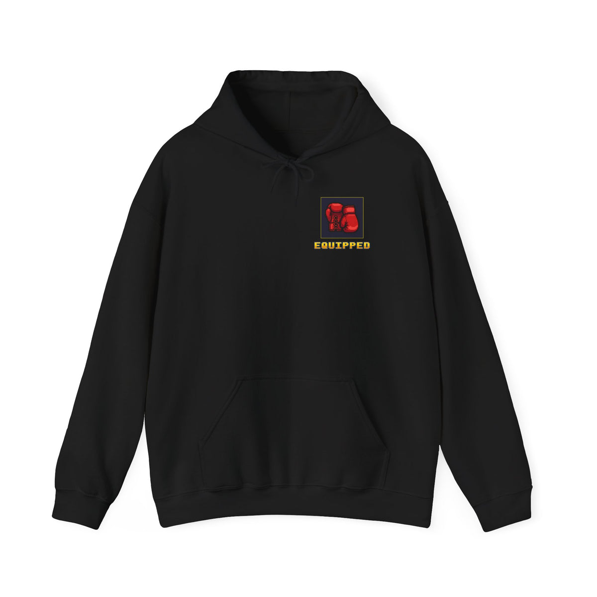 Martial Arts Hoodie - Fight Gear Inventory - Retro Pixel Art Hoodie