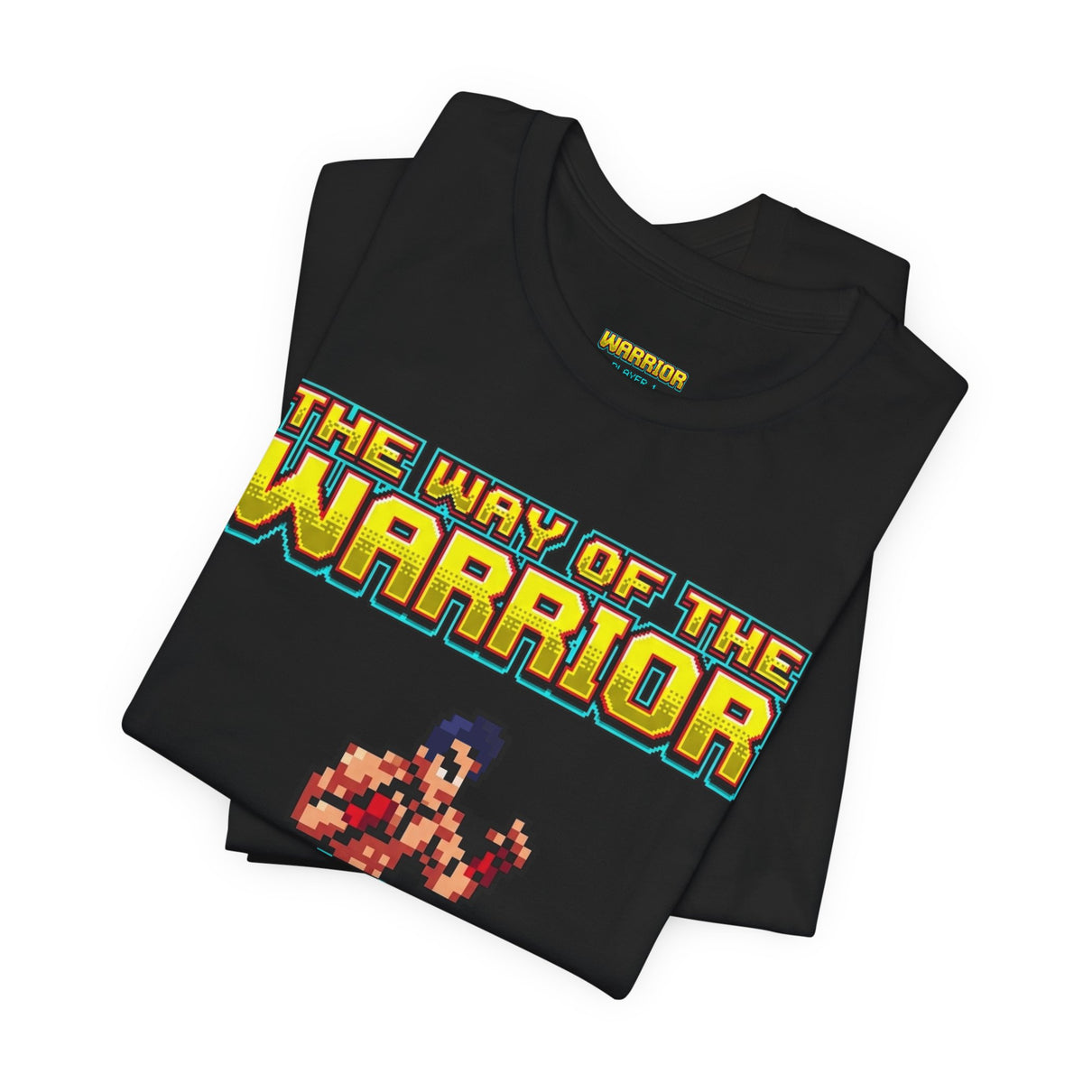 Martial Arts Shirt - Press Start to Train - Retro Pixel Art Tee