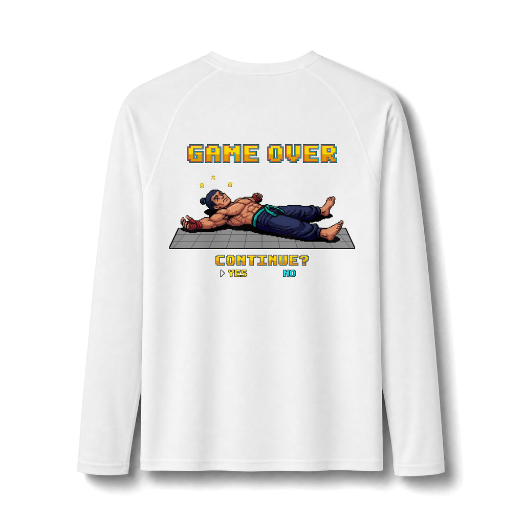 MMA Rash Guard - Game Over - Pixel Art Rashguard