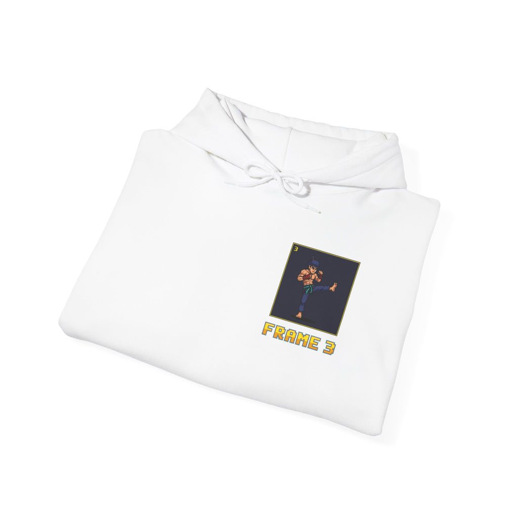 Muay Thai Hoodie - Move List: Teep - Retro Pixel Art Hoodie