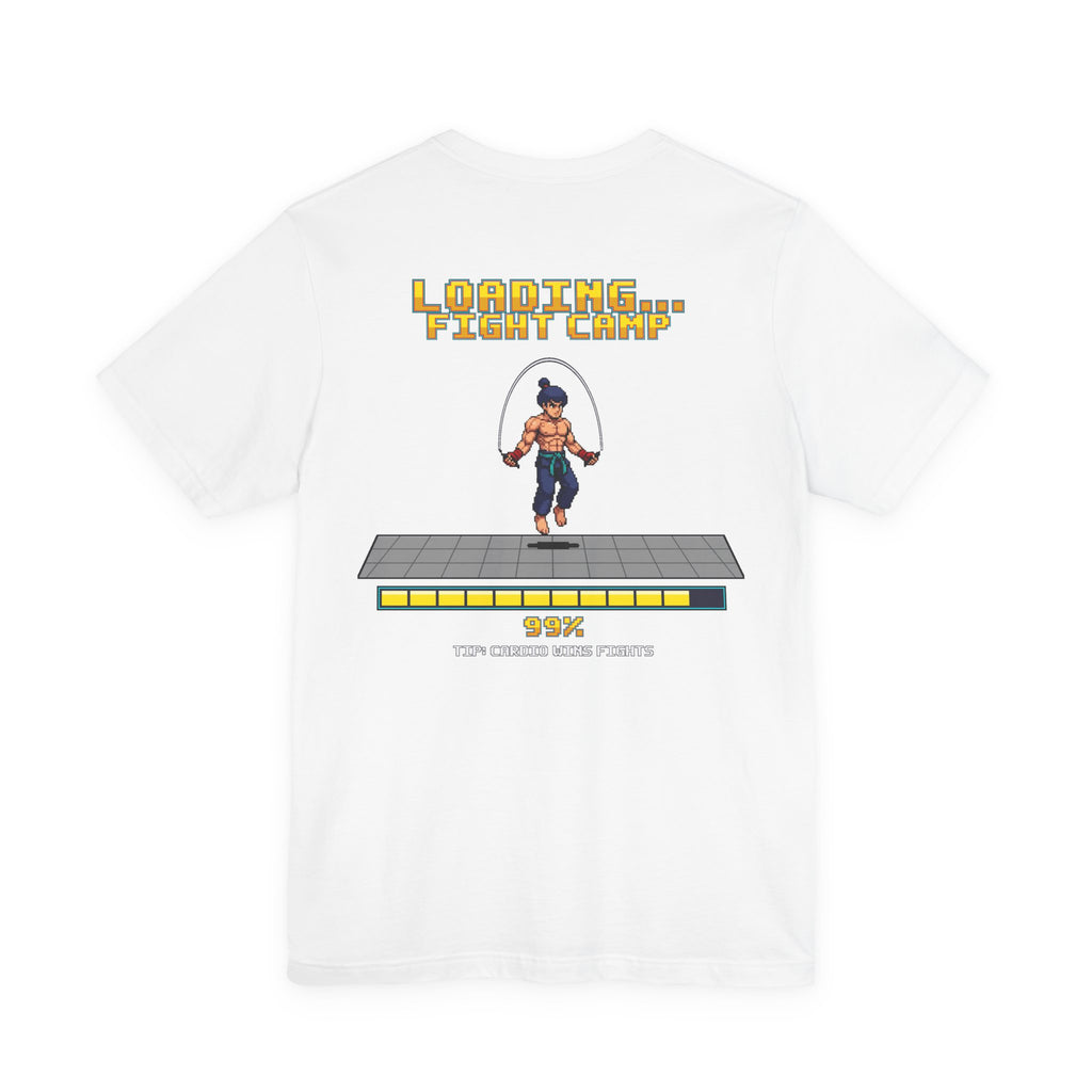 Boxing Shirt - Loading Fight Camp - Retro Pixel Art Tee