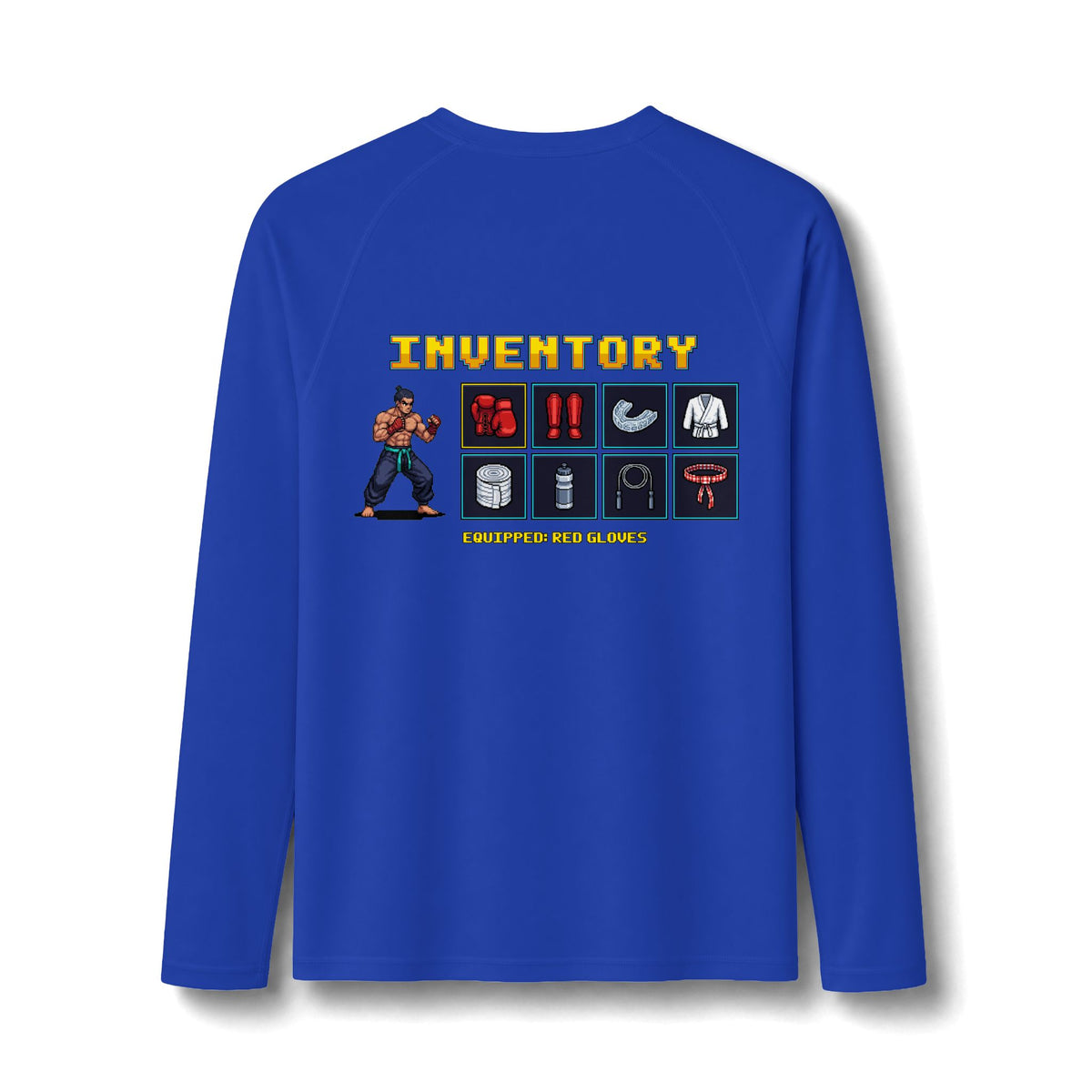 Martial Arts Rash Guard - Fight Gear Inventory - Pixel Art Rashguard