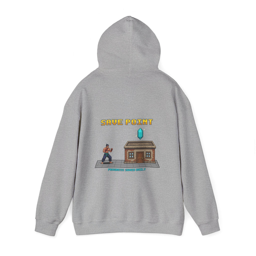 Gym Hoodie - Save Point - Retro Pixel Art Hoodie
