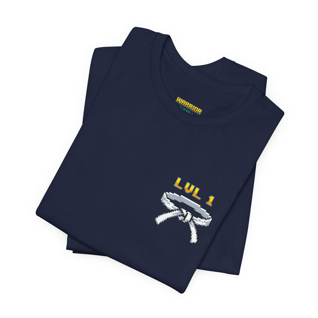 BJJ Shirt - Level Up Belt Ranks - Retro Pixel Art Tee