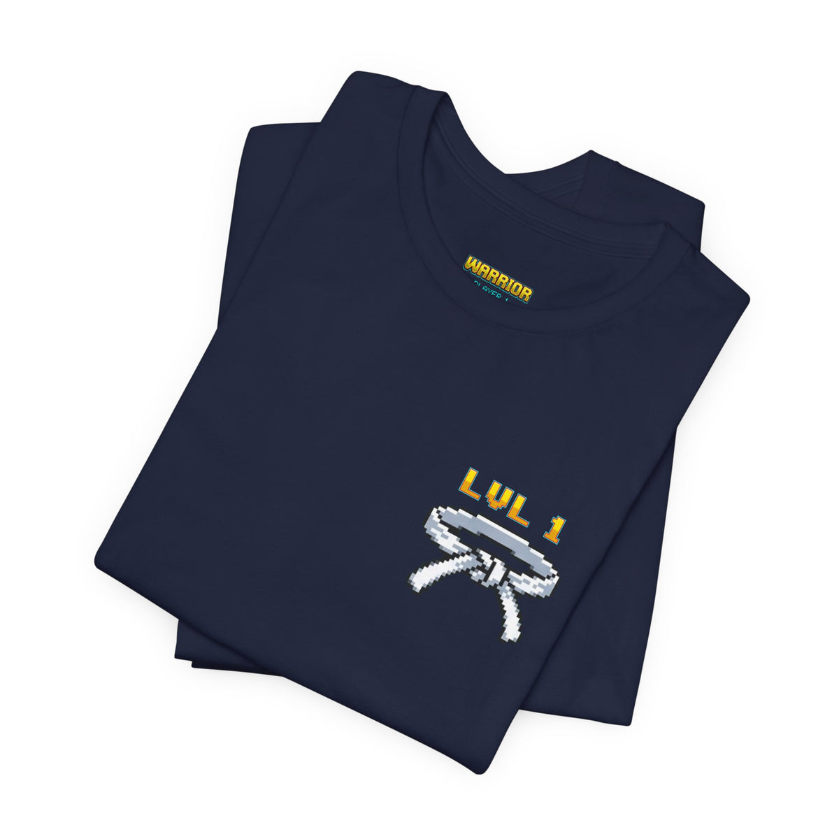 BJJ Shirt - Level Up Belt Ranks - Retro Pixel Art Tee