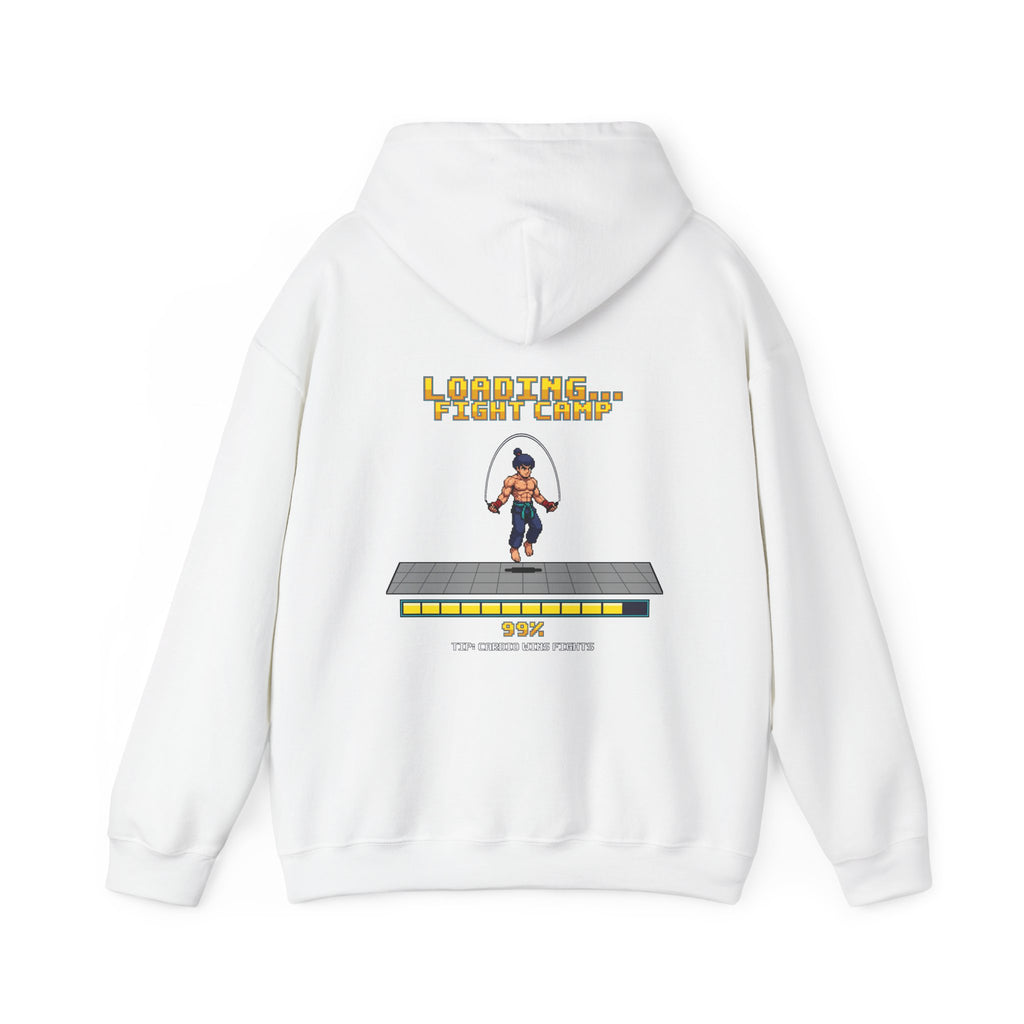 Boxing Hoodie - Loading Fight Camp - Retro Pixel Art Hoodie