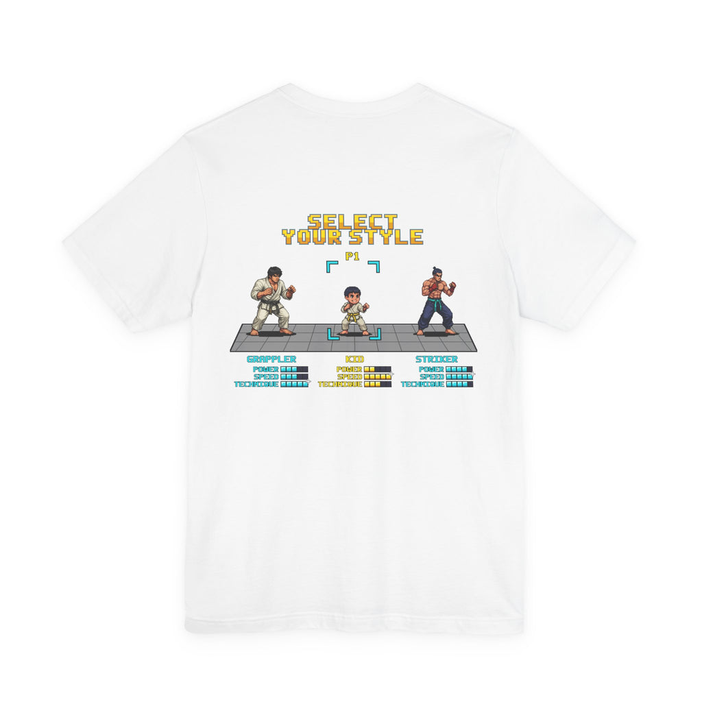 Kids Martial Arts Shirt - Select Your Style - Retro Pixel Art Tee