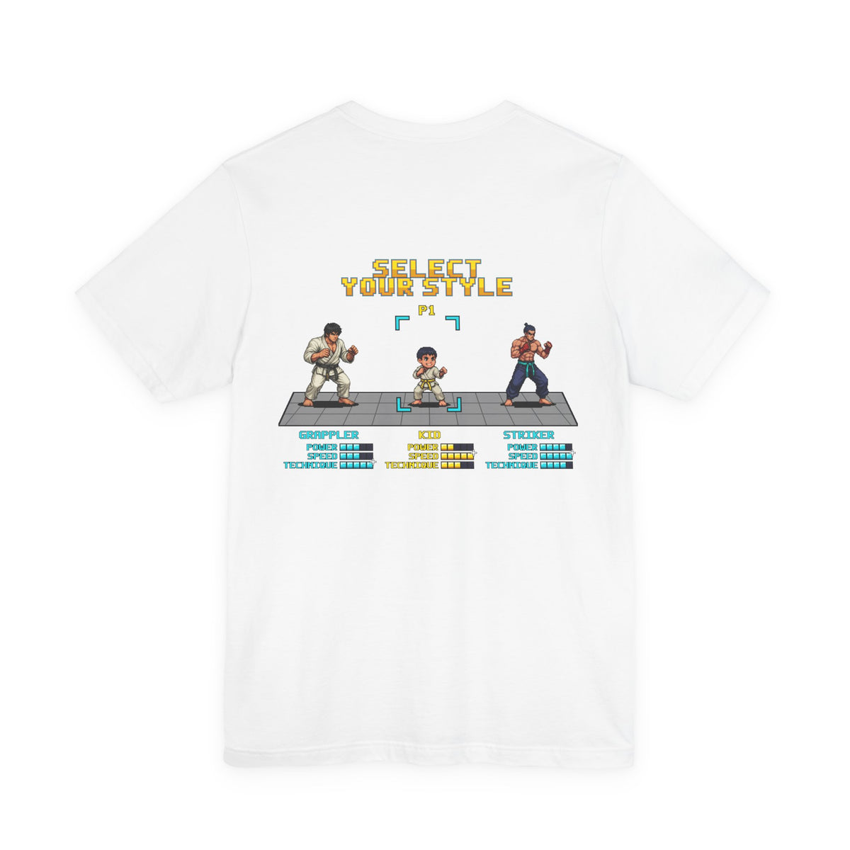 Kids Martial Arts Shirt - Select Your Style - Retro Pixel Art Tee