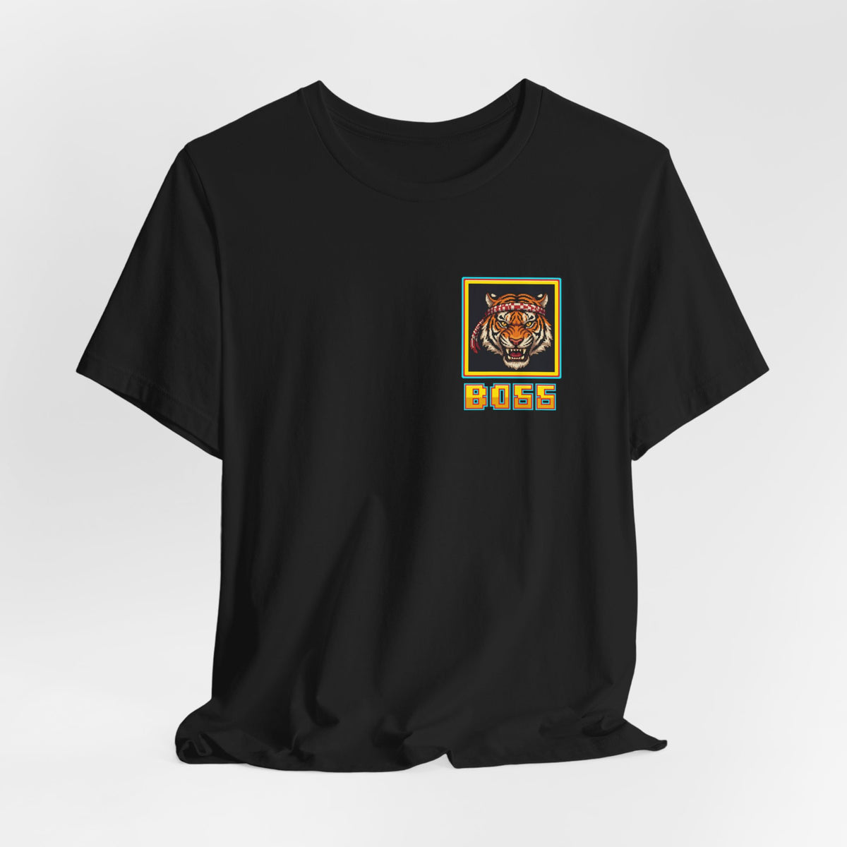 Muay Thai Shirt - Final Boss Tiger - Retro Pixel Art Tee