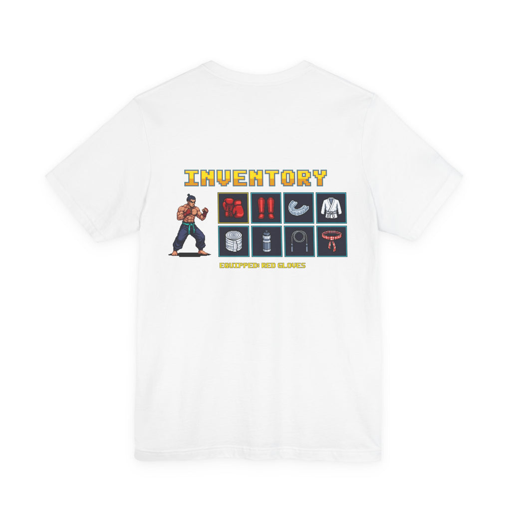 Martial Arts Shirt - Fight Gear Inventory - Retro Pixel Art Tee