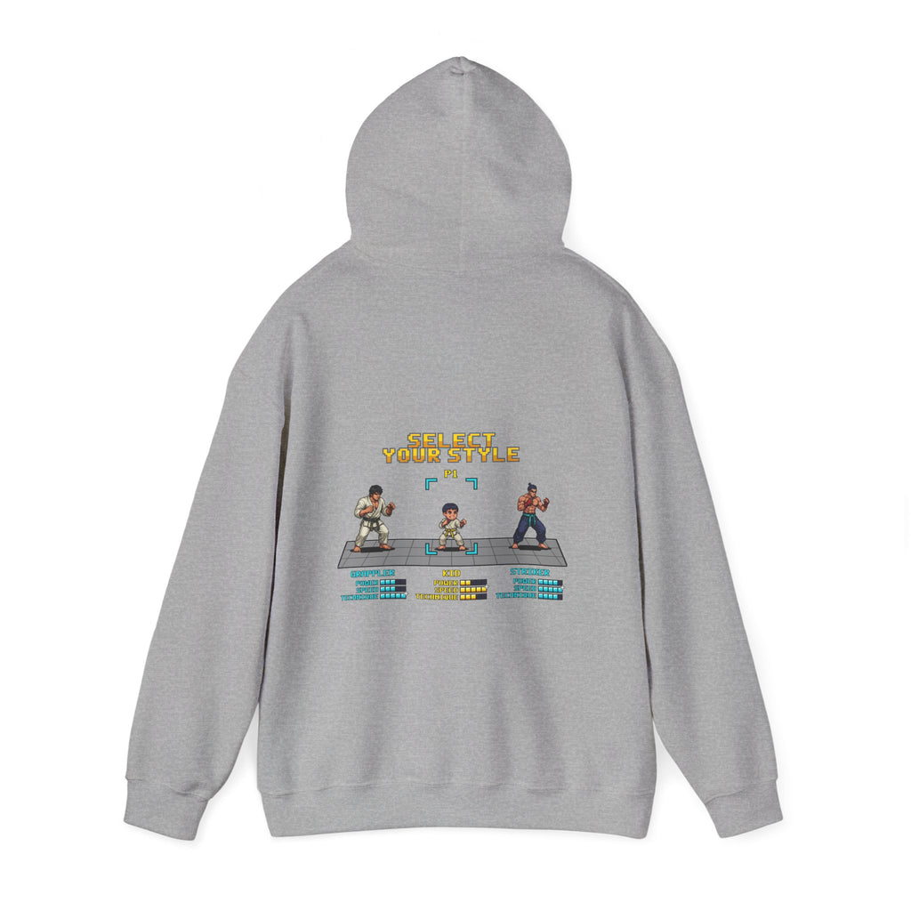 Kids Martial Arts Hoodie - Select Your Style - Retro Pixel Art Hoodie