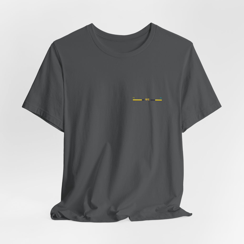 MMA Shirt - Round 1: Muay Thai vs Jiu Jitsu - Retro Pixel Art Tee