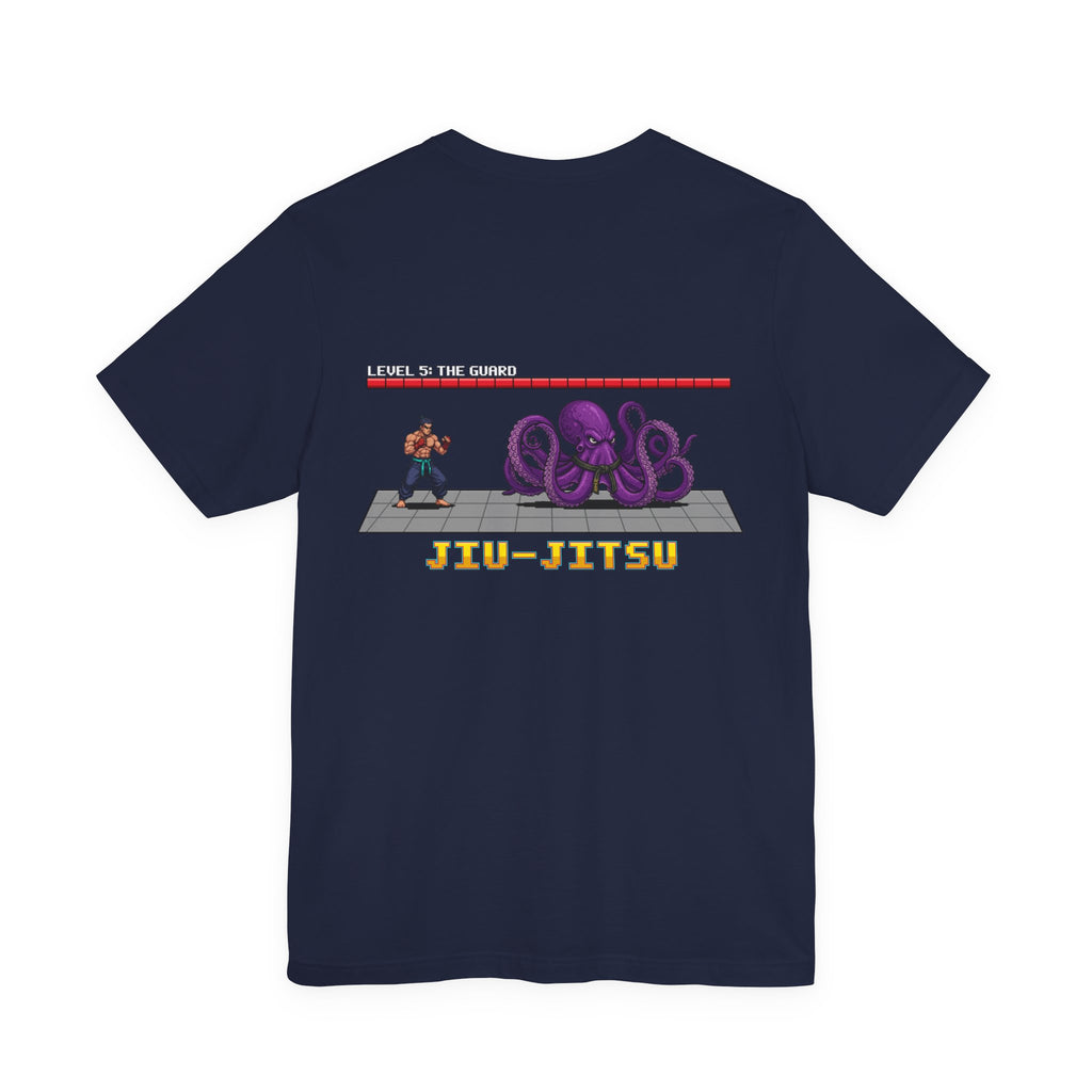BJJ Shirt - Octopus Guard Final Boss - Retro Pixel Art Tee