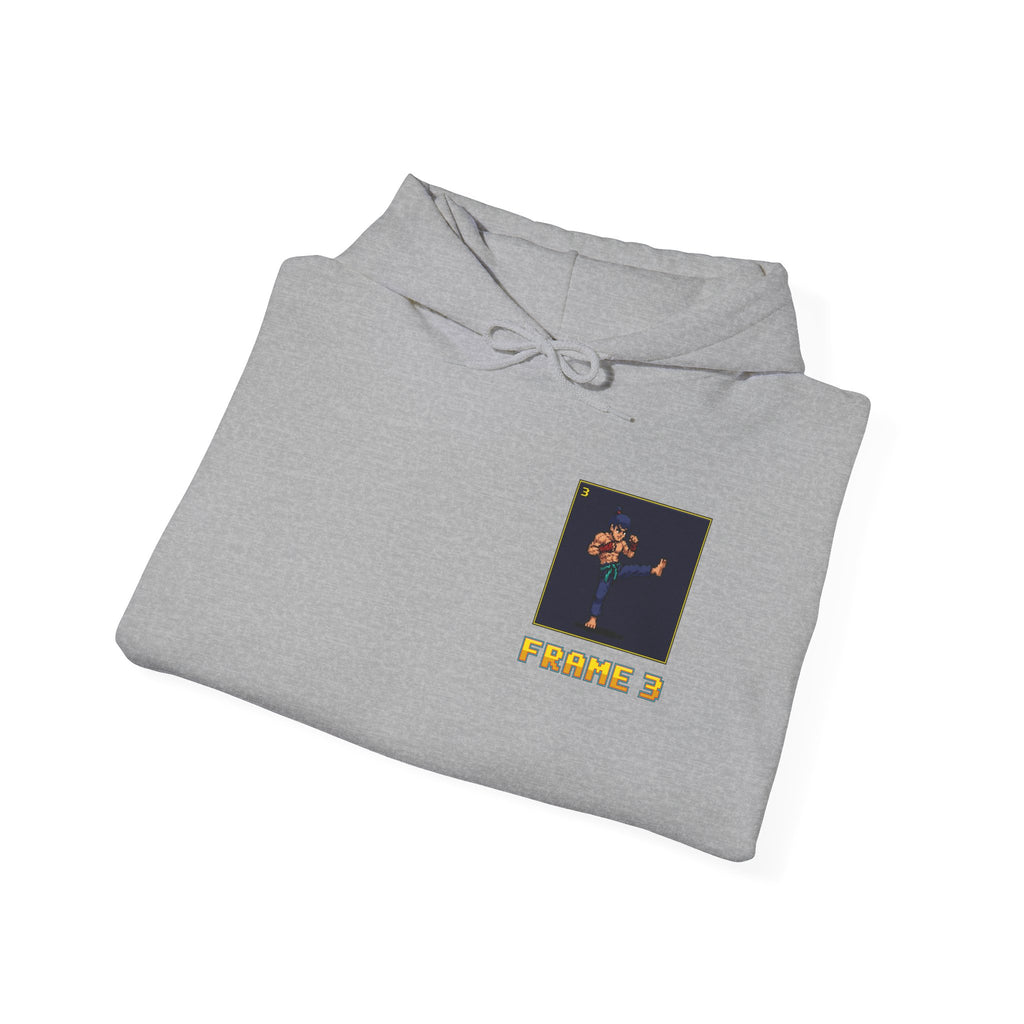 Muay Thai Hoodie - Move List: Teep - Retro Pixel Art Hoodie