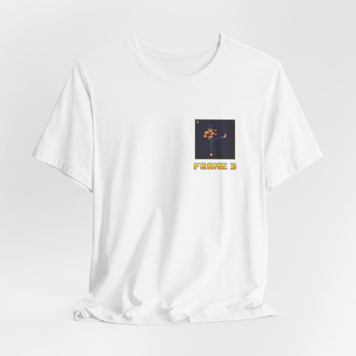 Muay Thai Shirt - Move List: Teep - Retro Pixel Art Tee
