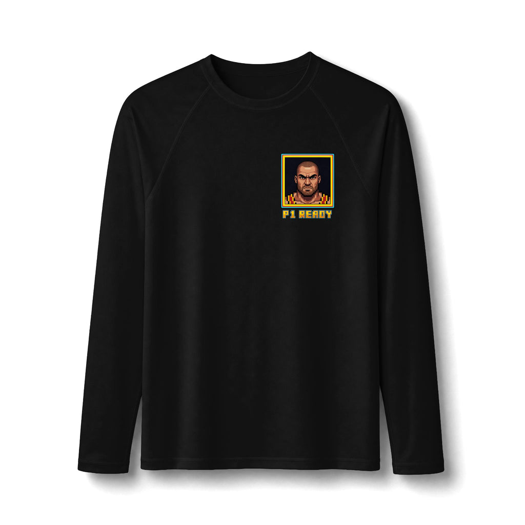 Wrestling Rash Guard - Select Your Style: Wrestler - Pixel Art Rashguard