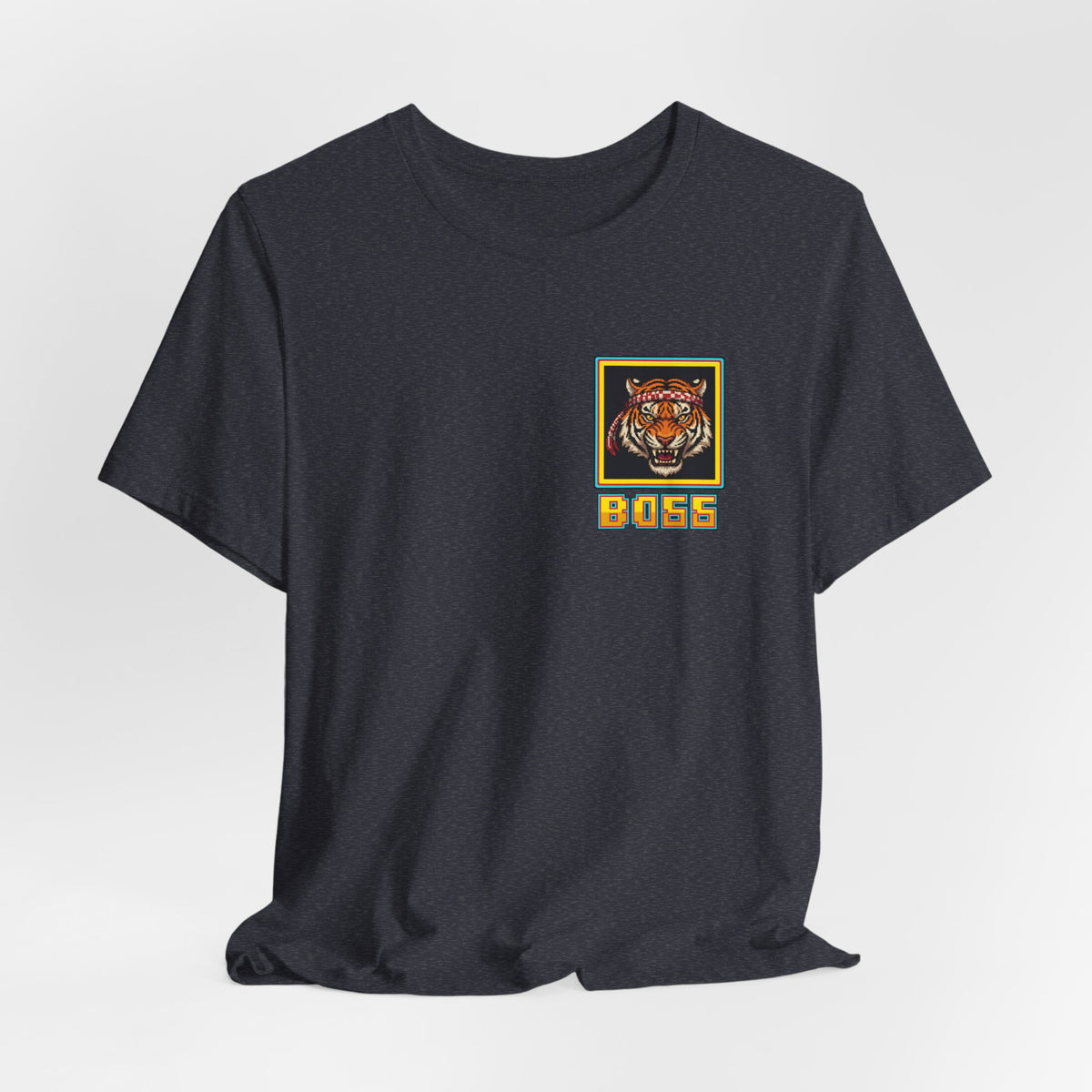 Muay Thai Shirt - Final Boss Tiger - Retro Pixel Art Tee