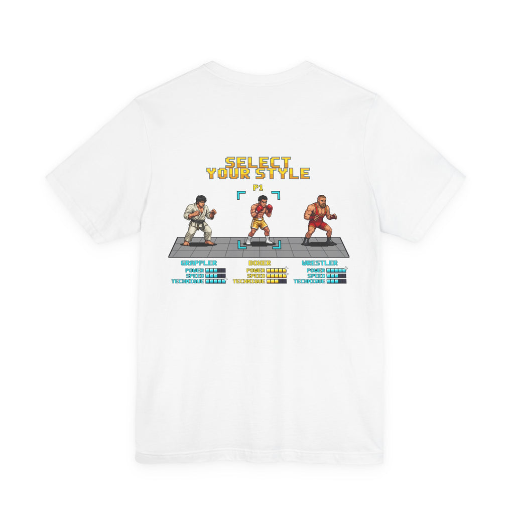 Boxing Shirt - Select Your Style: Boxer - Retro Pixel Art Tee