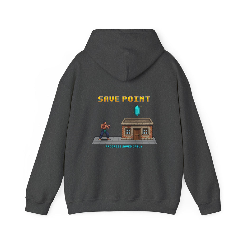 Gym Hoodie - Save Point - Retro Pixel Art Hoodie