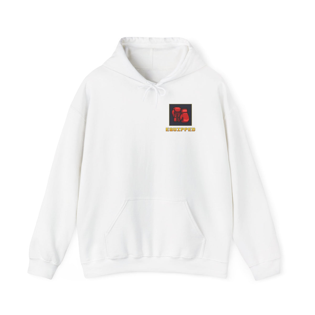 Martial Arts Hoodie - Fight Gear Inventory - Retro Pixel Art Hoodie