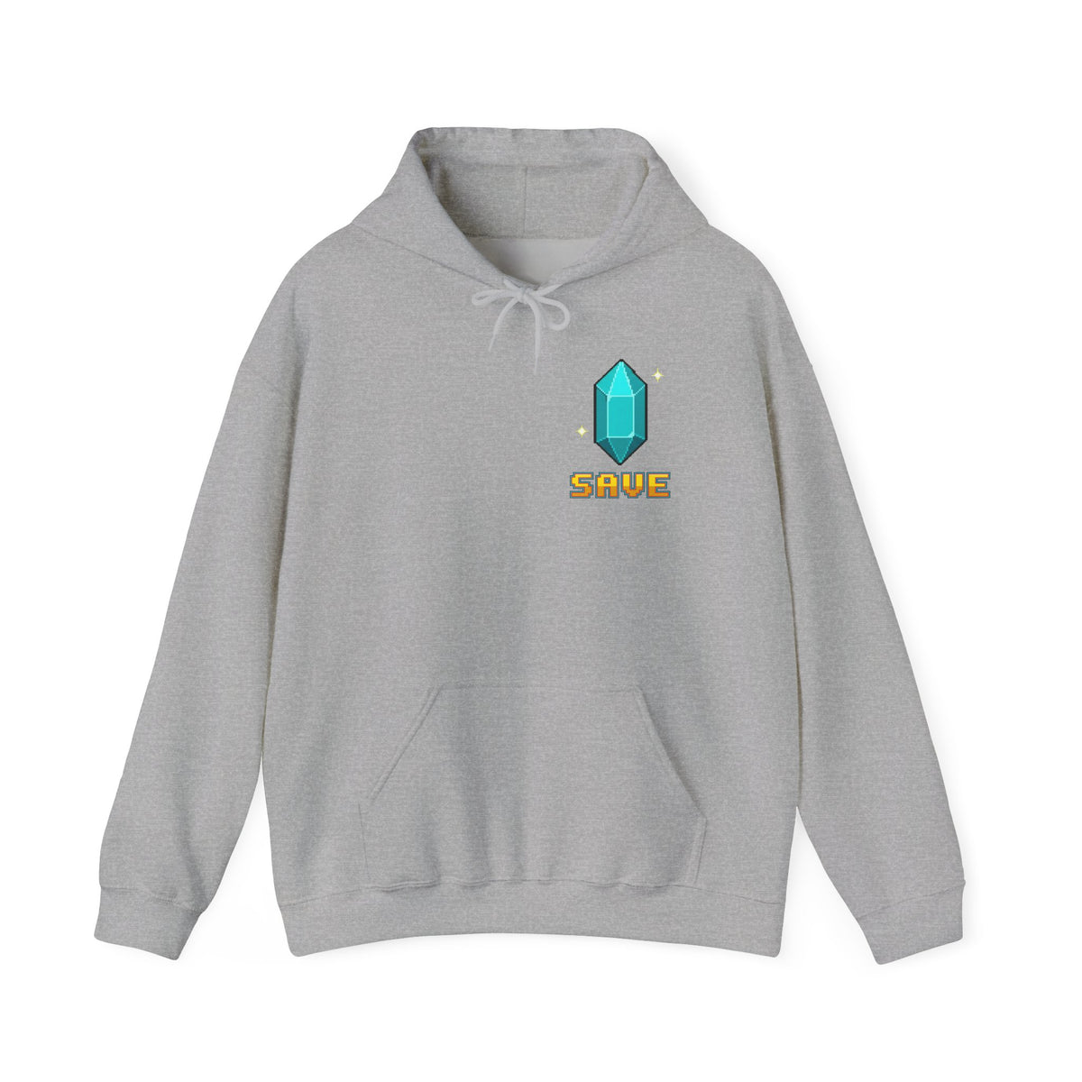 Gym Hoodie - Save Point - Retro Pixel Art Hoodie