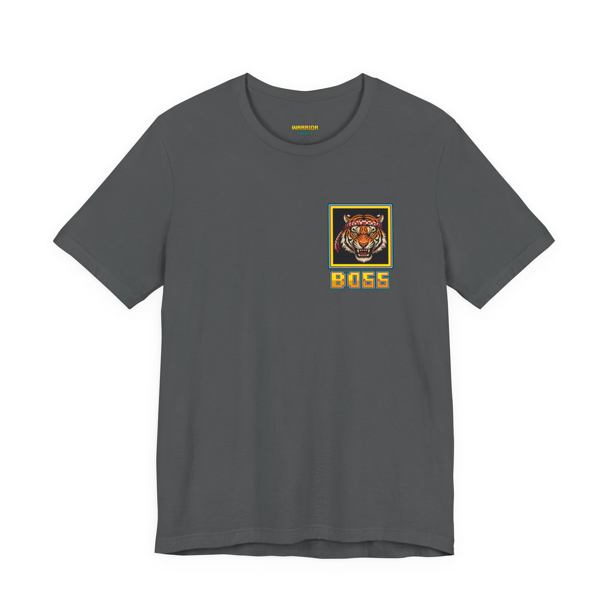 Muay Thai Shirt - Final Boss Tiger - Retro Pixel Art Tee