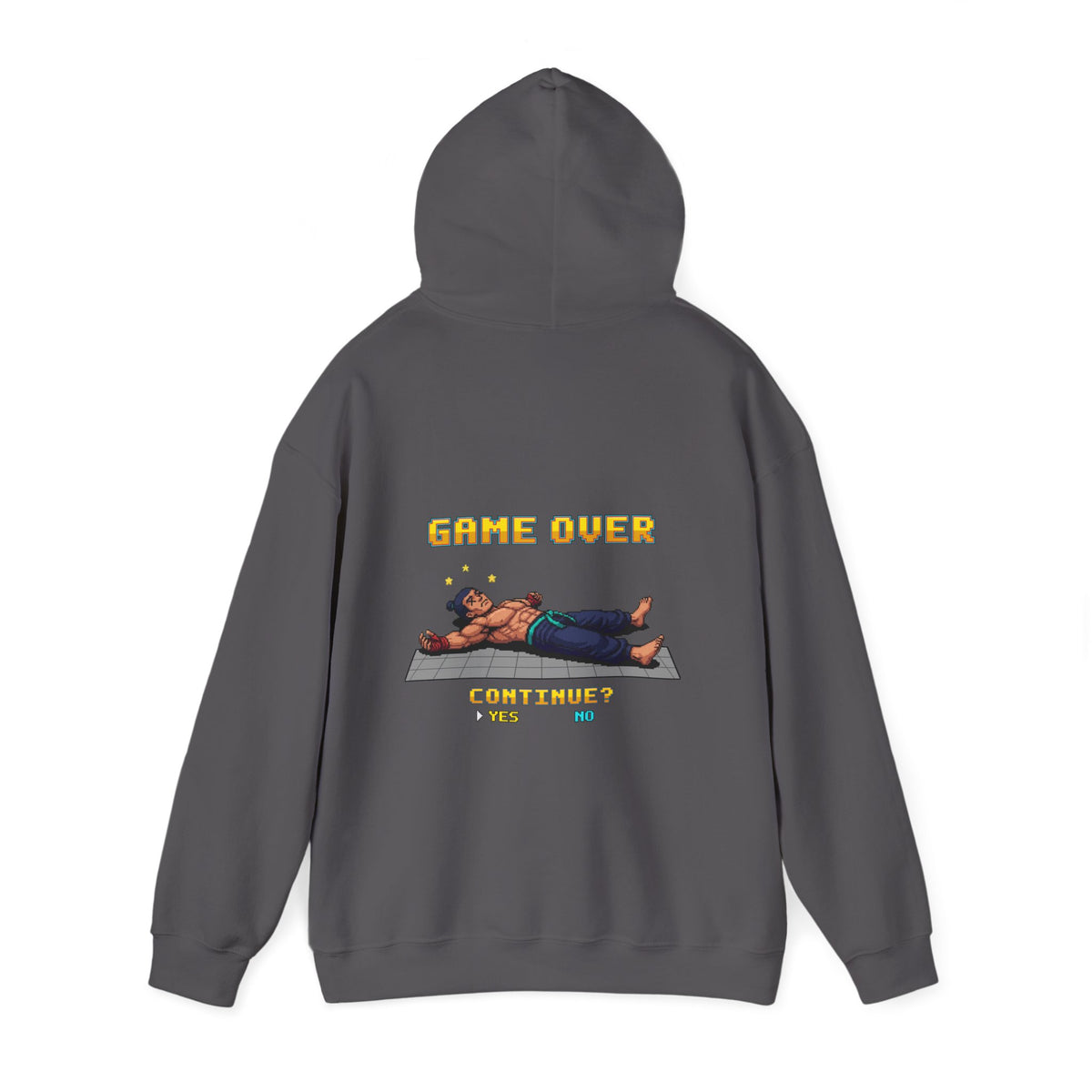 MMA Hoodie - Game Over - Retro Pixel Art Hoodie