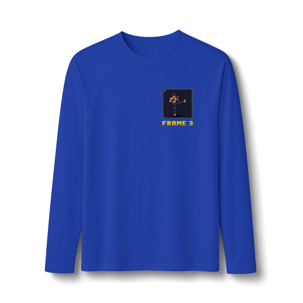 Muay Thai Rash Guard - Move List: Teep - Pixel Art Rashguard