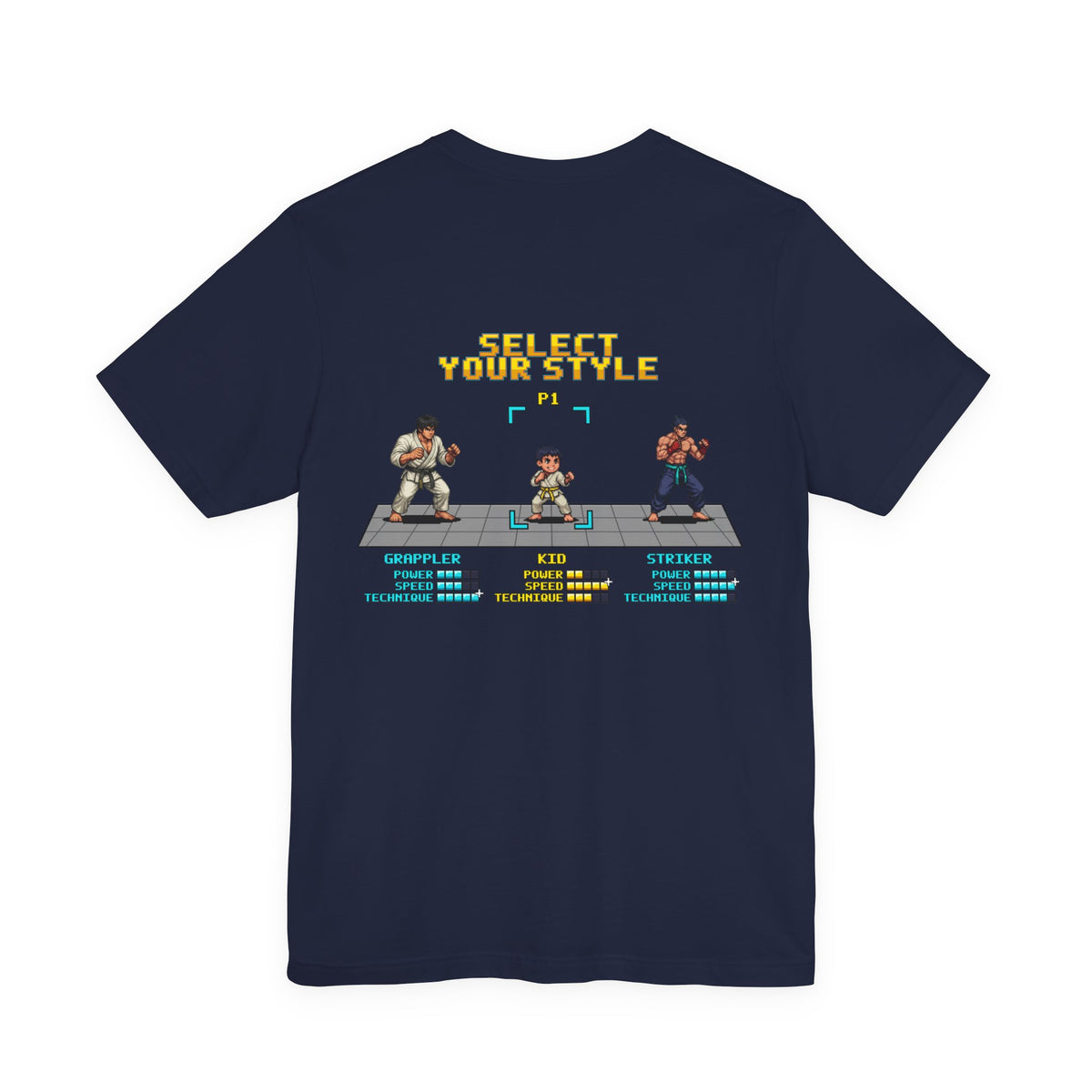 Kids Martial Arts Shirt - Select Your Style - Retro Pixel Art Tee