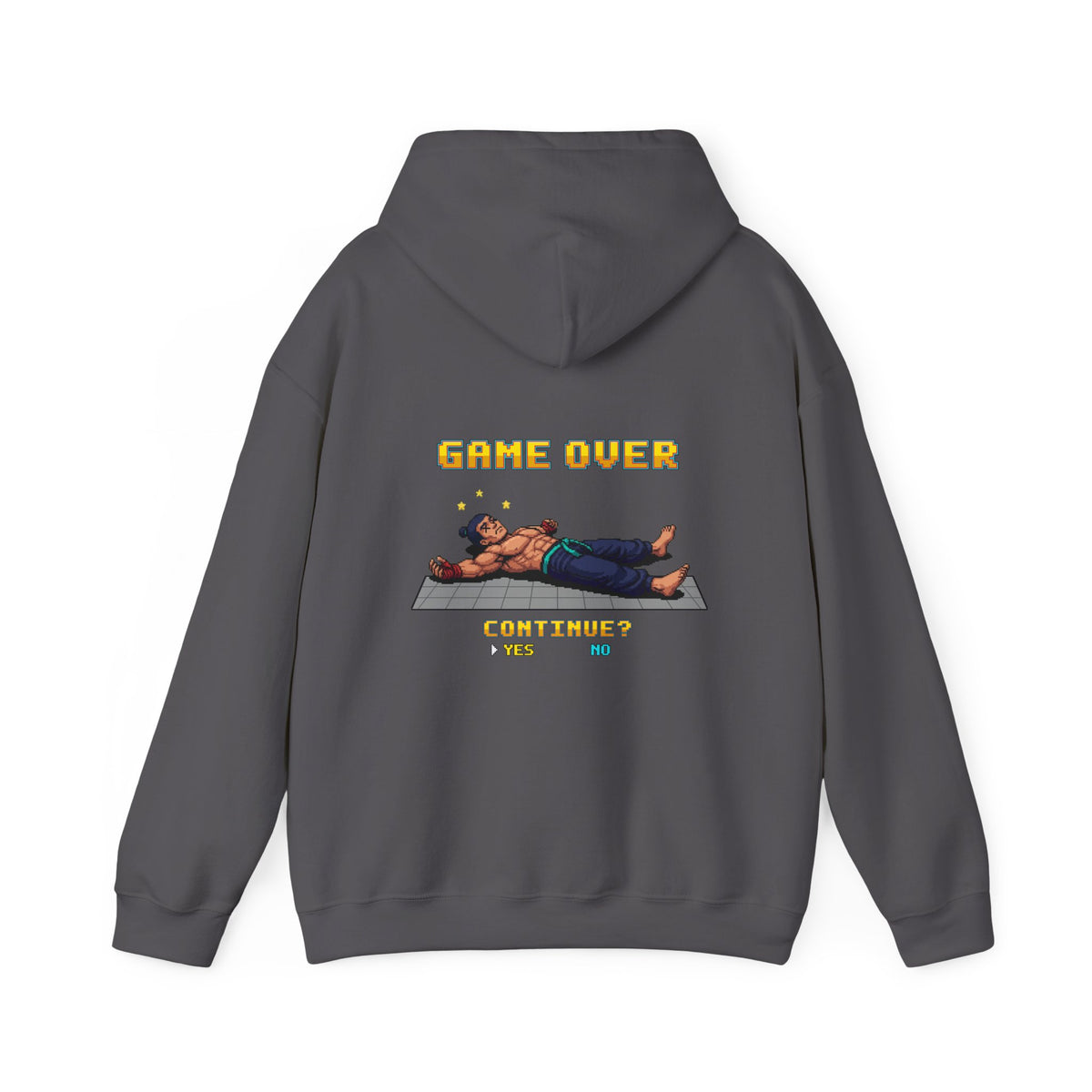 MMA Hoodie - Game Over - Retro Pixel Art Hoodie